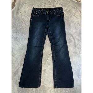 Liverpool Jeans Company Women's Boot Cut Jeans - Dark Blue